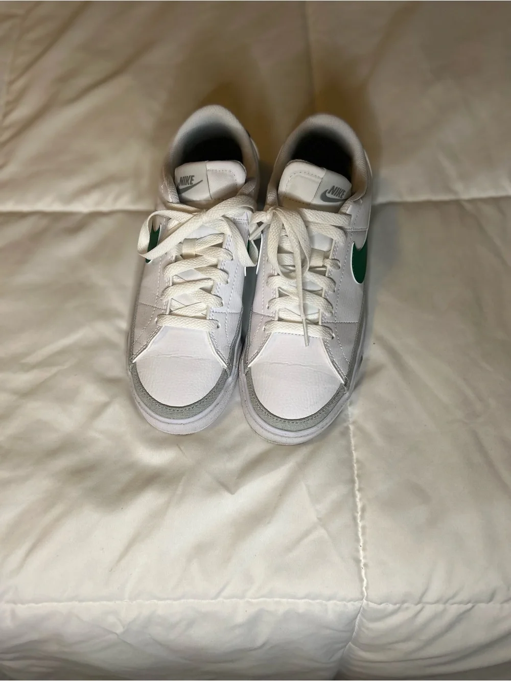 Nike Court Legacy Next Nature White Green Sz 8 – FQ8891-100